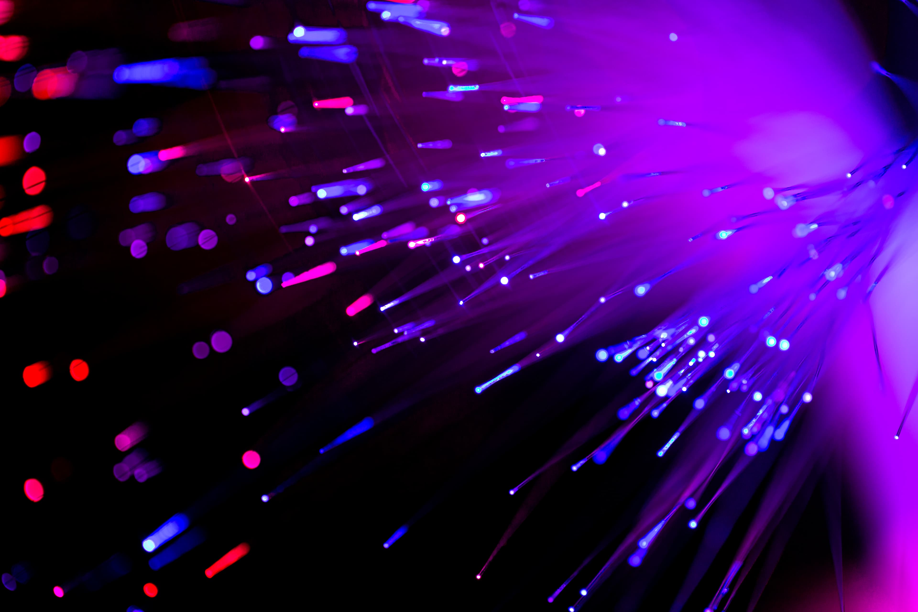 Cybersecurity background with purple shield